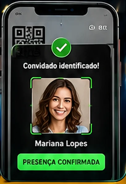 Reconhecimento facial do convidado