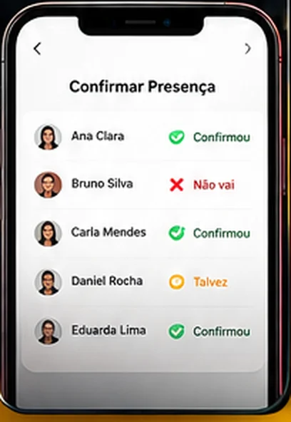 Lista de confirmação de presença